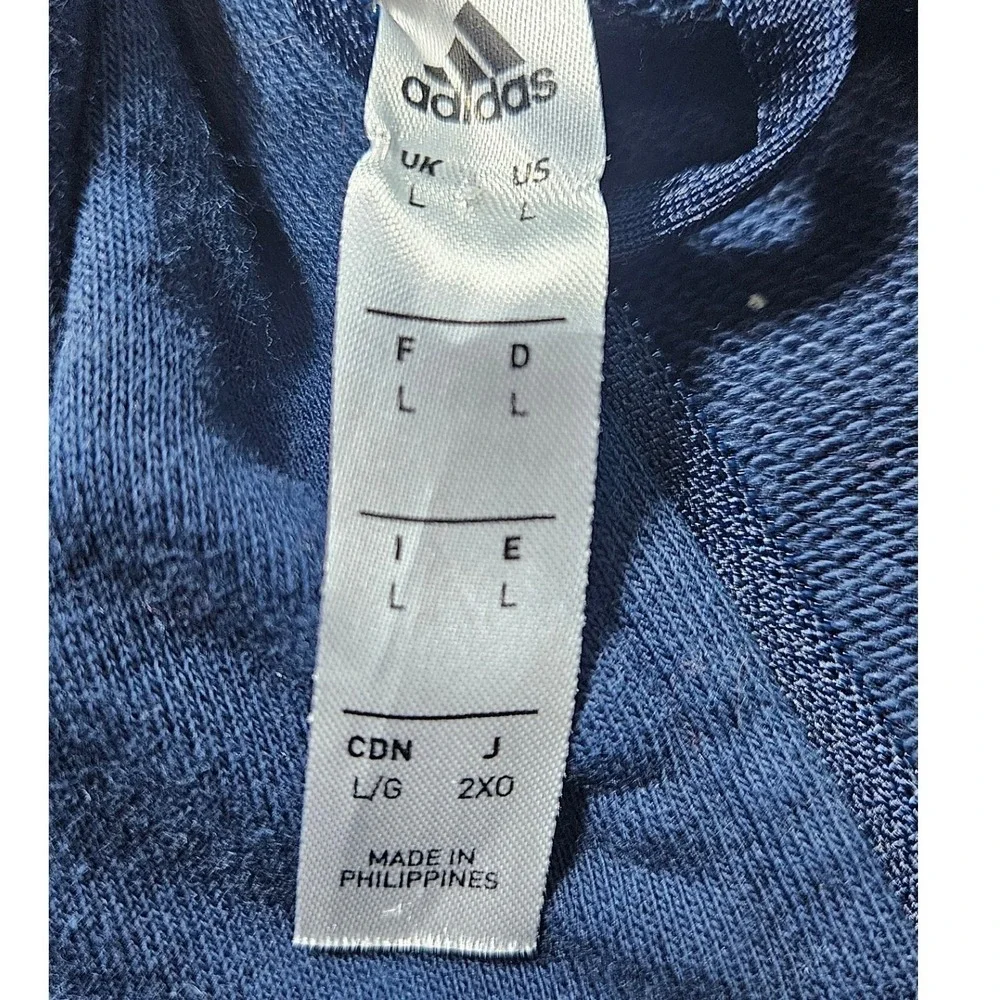 Adidas LA Galaxy Quarter Zip Hoodie Mens Large Navy‎ Blue Soccer Gorpcore MLS
